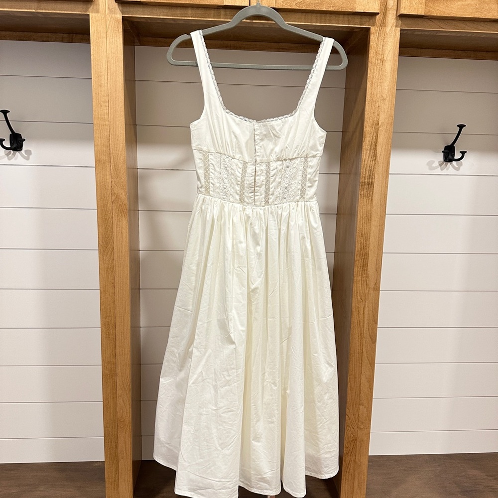 House of CB White Midi Dress